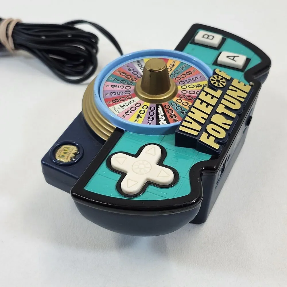 Jakks Wheel of Fortune Plug and Play TV Game Tested Vintage 2005 Console System